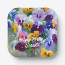 Pansies Joyeux anniversaire