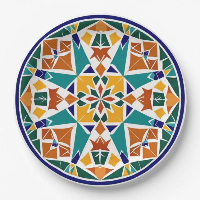 Assiettes En Carton Paper Plate  (Devant)