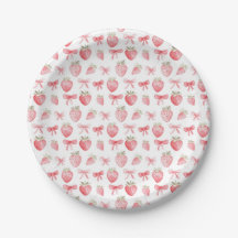 Papier d'emballage à nœud papillon rose fraise Coq