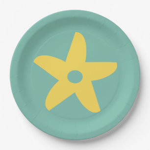 Assiettes En Carton Papier Fleur Abstrait Cute Napkin