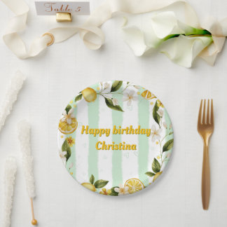 Assiettes En Carton Papier Plaque été Anniversaire de fête Collection