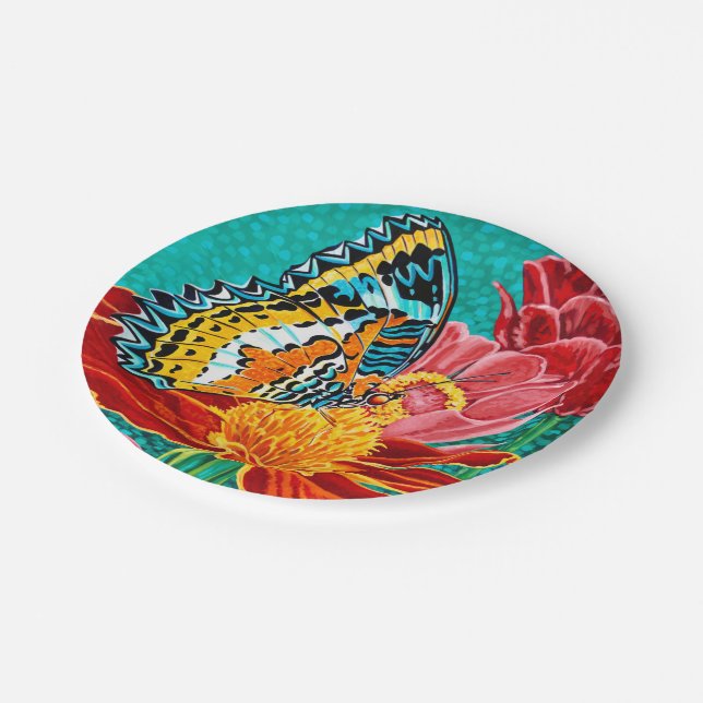 Assiettes En Carton Papillon pointu I (Angle)