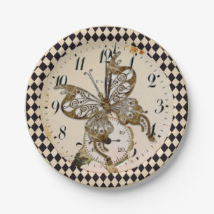 Assiettes En Carton Papillon vapeur