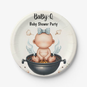 Assiettes En Carton Par Plaid Babyq Fun Food Steak Beef Bbq Baby showe