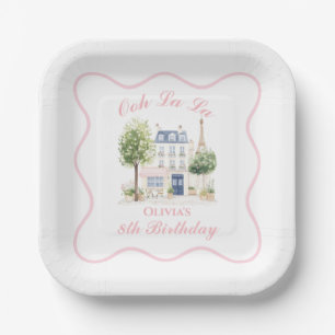 Assiettes En Carton Paris Anniversaire Café Parisien Tea Party