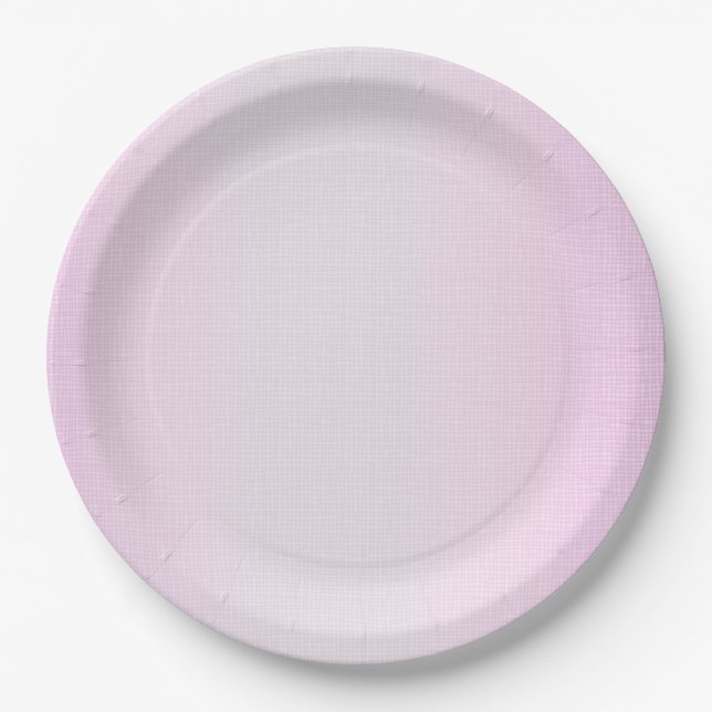 Assiettes En Carton Parties scintillant violette Confetti Faux Foil (Devant)