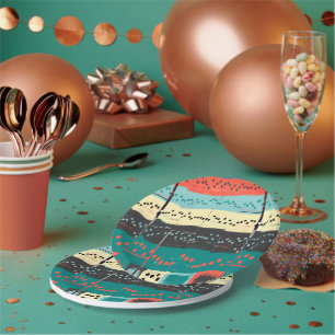 Assiettes En Carton Partition folle de Shirley Taylor
