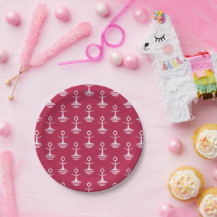 Assiettes En Carton Pattern d'Anchor moderne