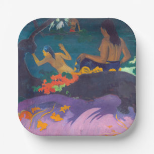 Assiettes En Carton Paul Gauguin - Au bord de la mer / Fatata te Miti