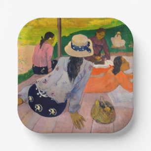 Assiettes En Carton Paul Gauguin - La Sieste