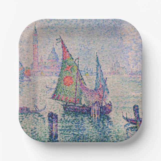 Assiettes En Carton Paul Signac (Recto)