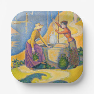 Assiettes En Carton Paul Signac - Femmes dans le puits