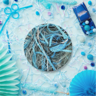 ASSIETTES EN CARTON PÊCHE