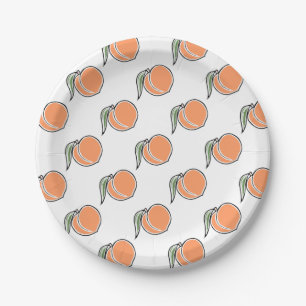 Assiettes En Carton Pêche