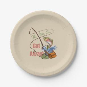 Assiettes En Carton Pêche de truite arc-en-ciel - la grande partie