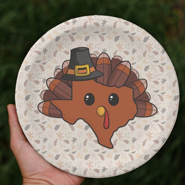Assiettes En Carton Pèlerin Texas Turquie (Créateur téléchargé)