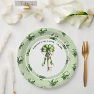 Assiettes En Carton Personalized St. Patrick’s Day Bridal Shower