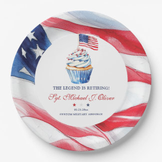 Assiettes En Carton Personalized U.S. Military Retirement