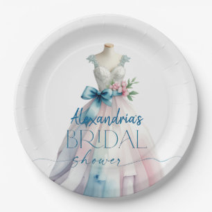 Assiettes En Carton Personnaliser la robe de Fête des mariées