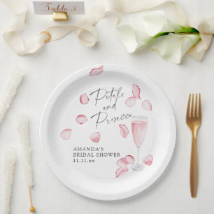 Assiettes En Carton Pétales et Fête des mariées du ministère public