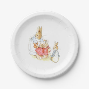 Assiettes En Carton Peter Rabbit et ses soeurs (par Beatrix Potter)