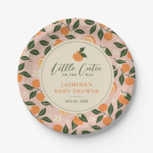 Petit Baby shower de Citrus orange Cutie