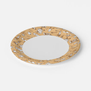 Assiettes En Carton Petit-déjeuner Motif 2