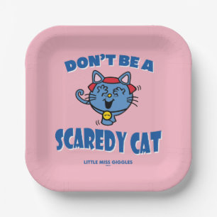 Assiettes En Carton Petite Miss Giggles Chat Scaredy Halloween