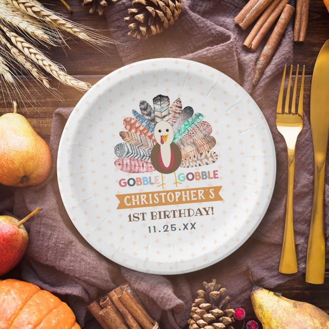 Assiettes En Carton Petite Turquie Thanksgiving Quel Âge Anniversaire (Créateur téléchargé)