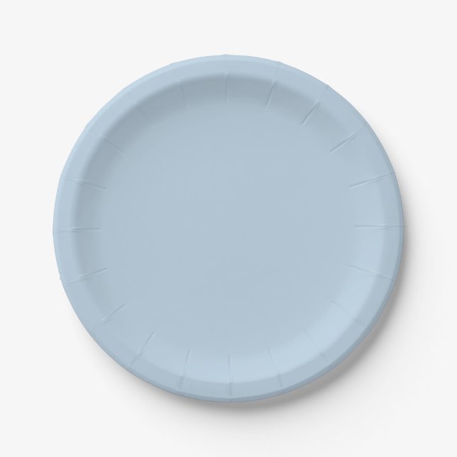 Assiettes En Carton Petites plaques de papier Bo Bleu (Devant)