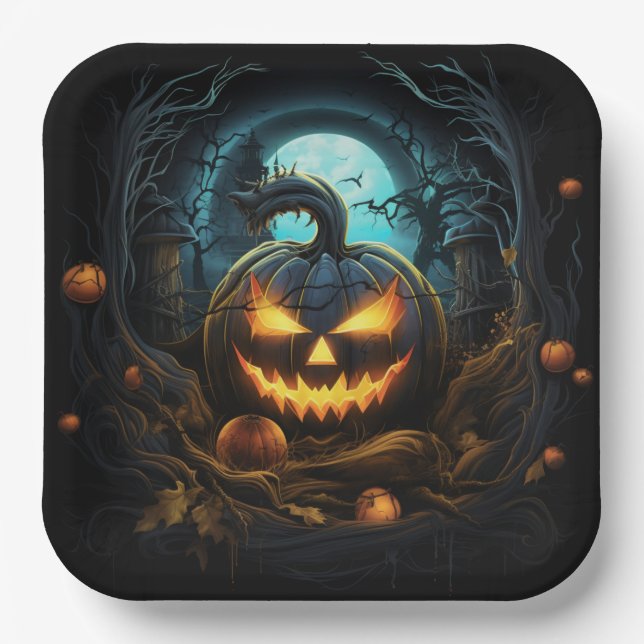 Assiettes en carton Phantom's Folly Paper Plate (Front)