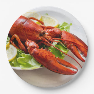 Assiettes En Carton Photo de homard