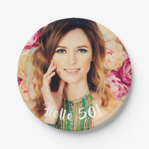 Assiettes En Carton Photo du 40e anniversaire