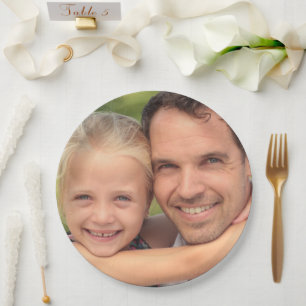 Assiettes En Carton Photographie personnalisée