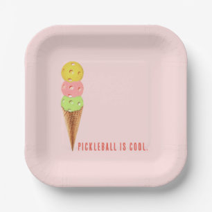 Assiettes En Carton Pickleball Party