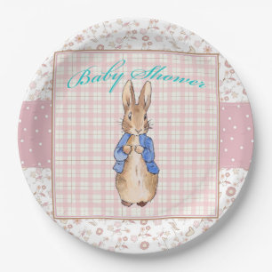 Assiettes En Carton Pierre le lapin Baby shower Napkin