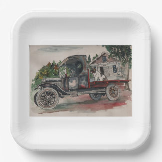 Assiettes En Carton Pilote du siège arrière