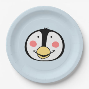 Assiettes En Carton Pingouin