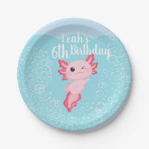 Pink Axolotl fête d'anniversaire