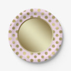 Pink Gold Polka Dot Anniversaire