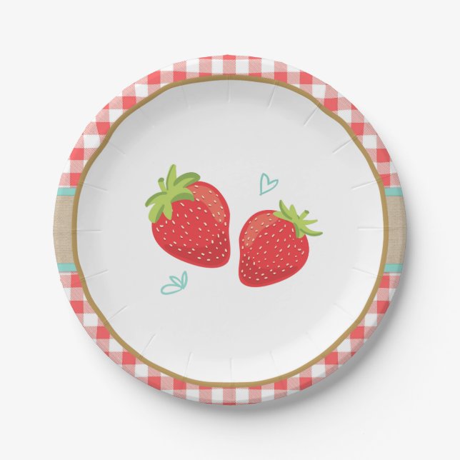 Assiettes En Carton Pique-nique d'été de plaques à papier (Devant)