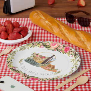 Assiettes En Carton Pique-nique d'été Floral
