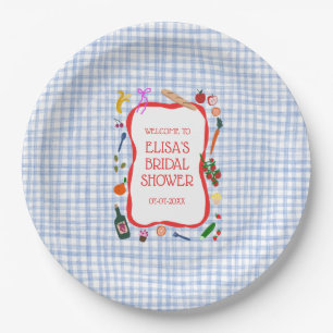 Assiettes En Carton Pique-nique Vichy Moderne Mignon PERSONNALISÉ Ente