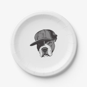 Assiettes En Carton Pitbull Gangster