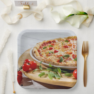 Assiettes En Carton Pizza