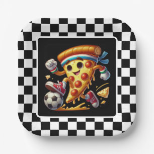 Assiettes En Carton Pizza cool de football