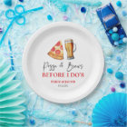 Pizza et brasses avant le dîner de répétition