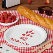 Pizza Retro 1ère Main Écrit tranche de plaisir Ann