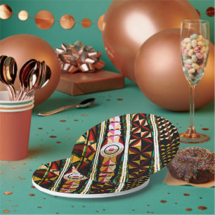 Assiettes En Carton Plafond de l'église espagnole colorée