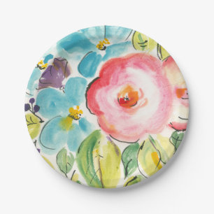 Assiettes En Carton Plaisir II de fleur